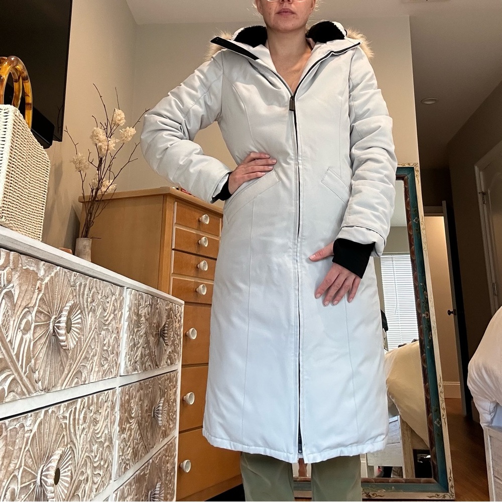 Canada Goose Parka in Silverbirch